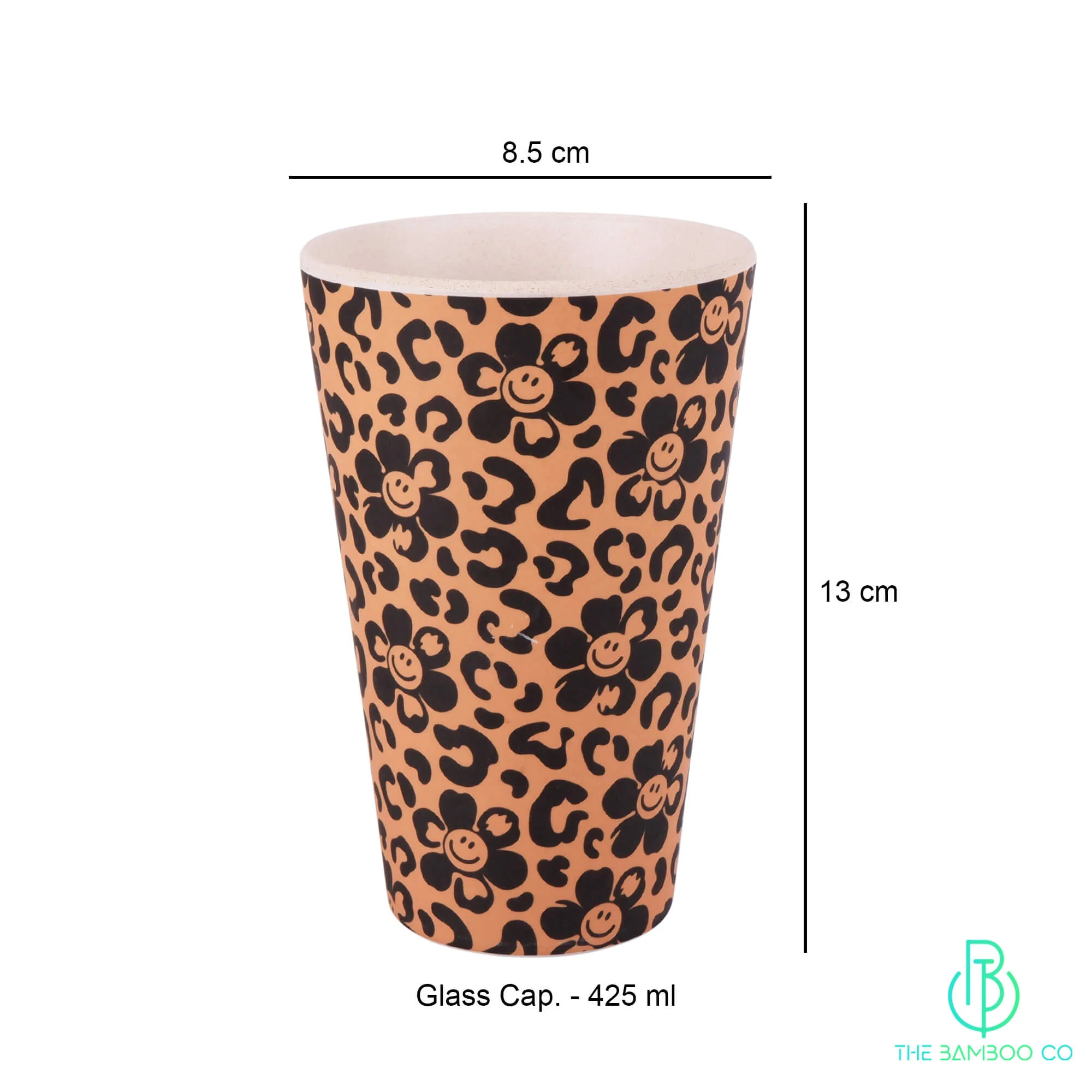 Roasted Sunflower Large Glass -Set of 6 - Image 3