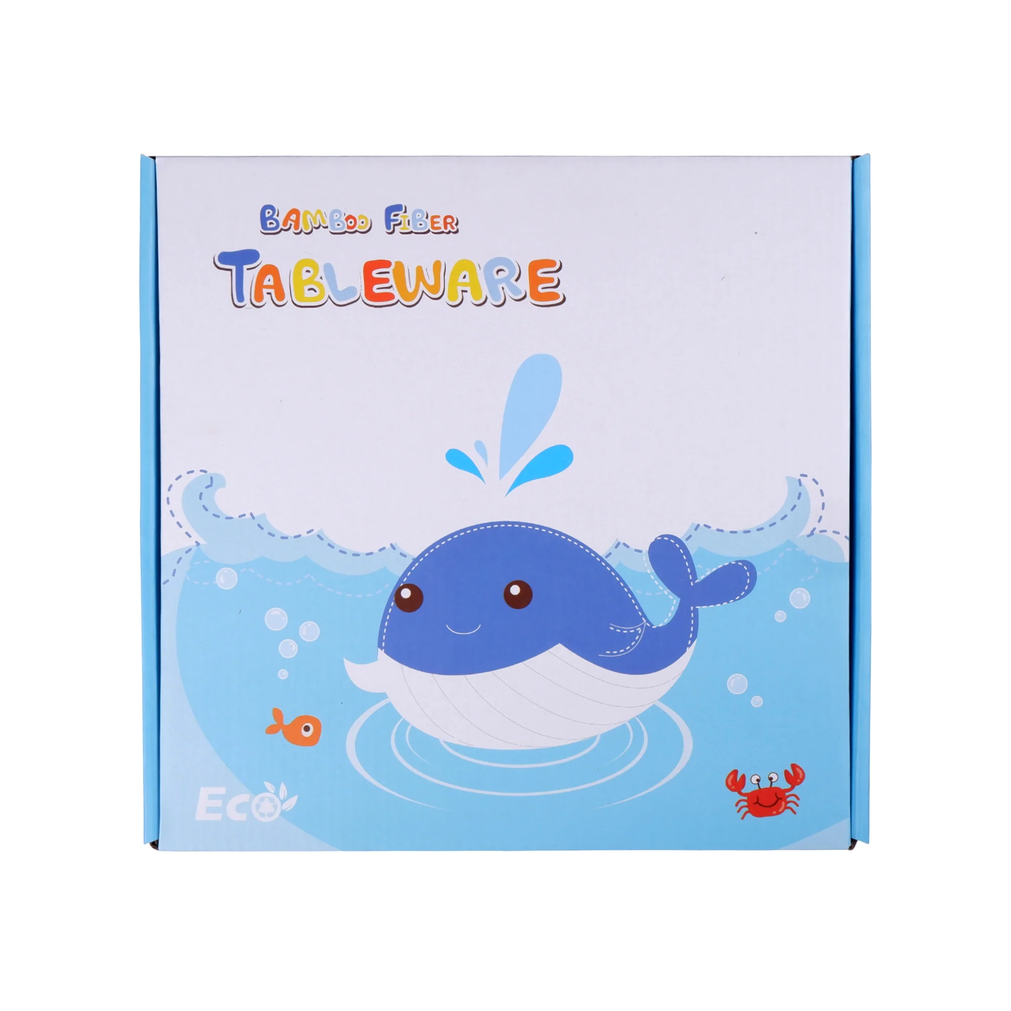 Witty Whale Bamboo Kids Dinner /Feeding Set of 5 - Image 5