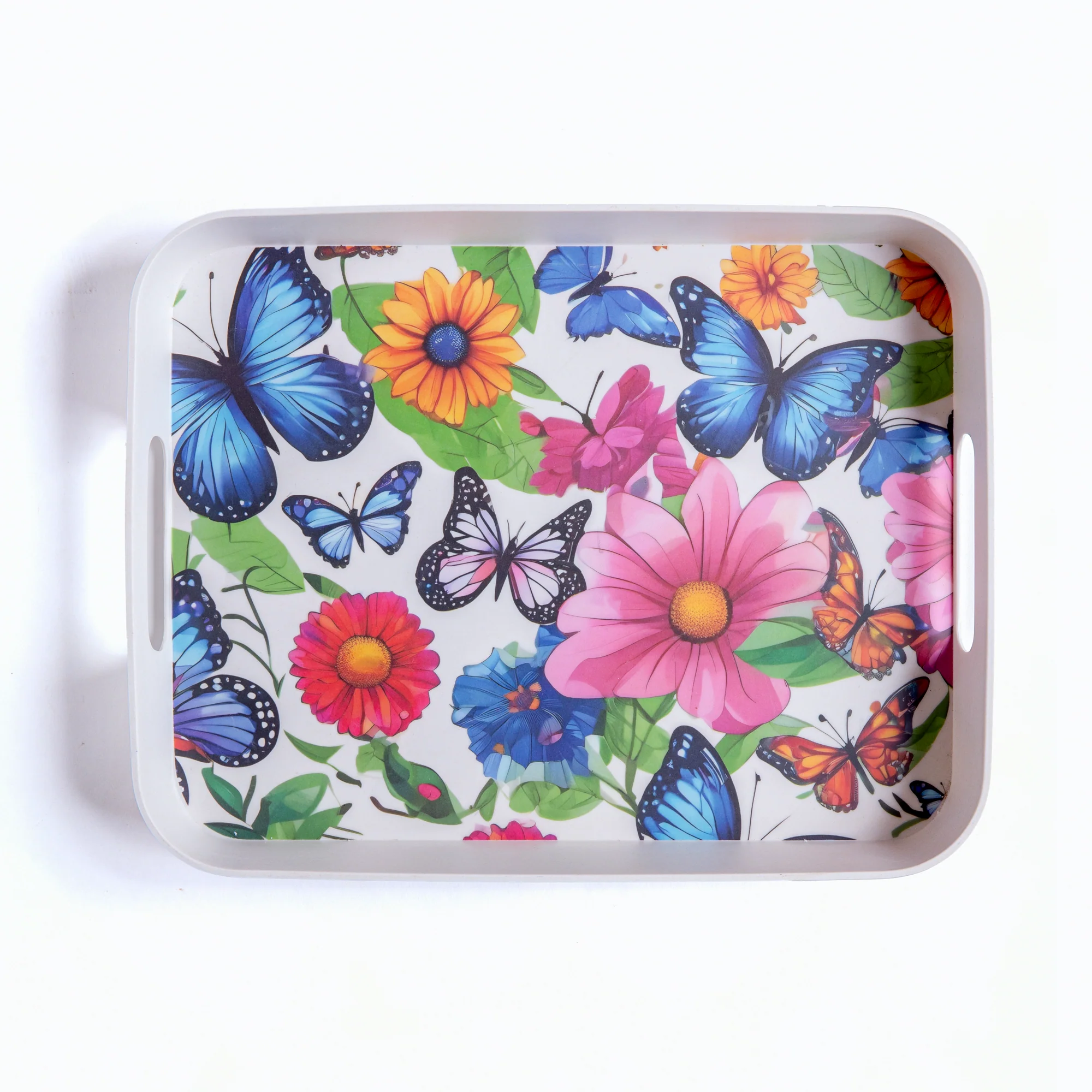 Fluttering Butterflies Bamboo Serving Trays - Image 5