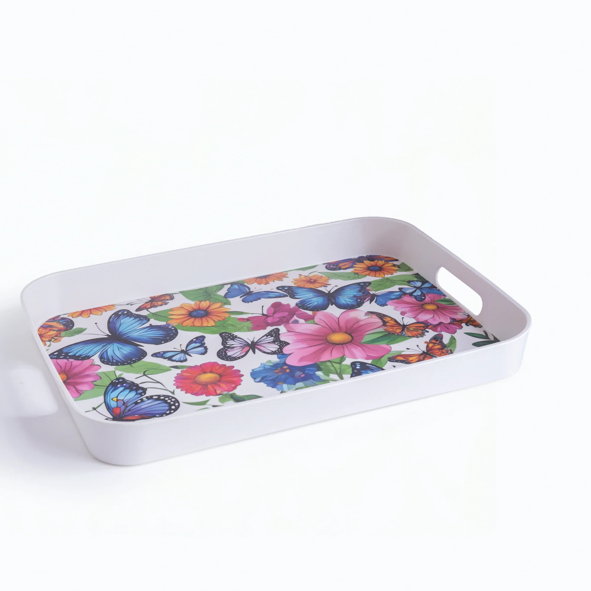 Fluttering Butterflies Bamboo Serving Trays - Image 7