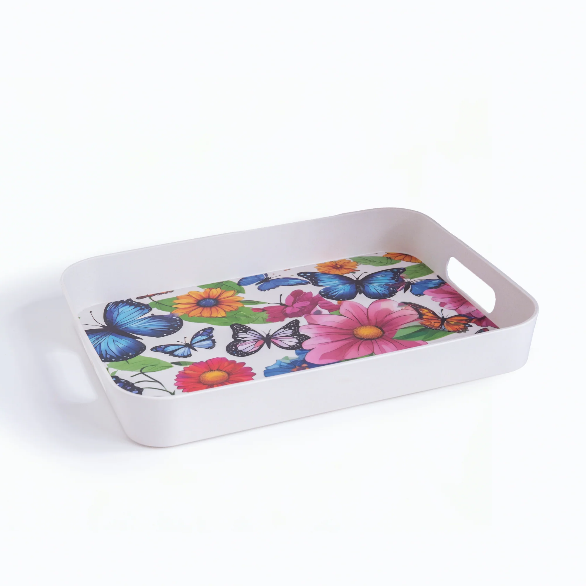Fluttering Butterflies Bamboo Serving Trays - Image 8