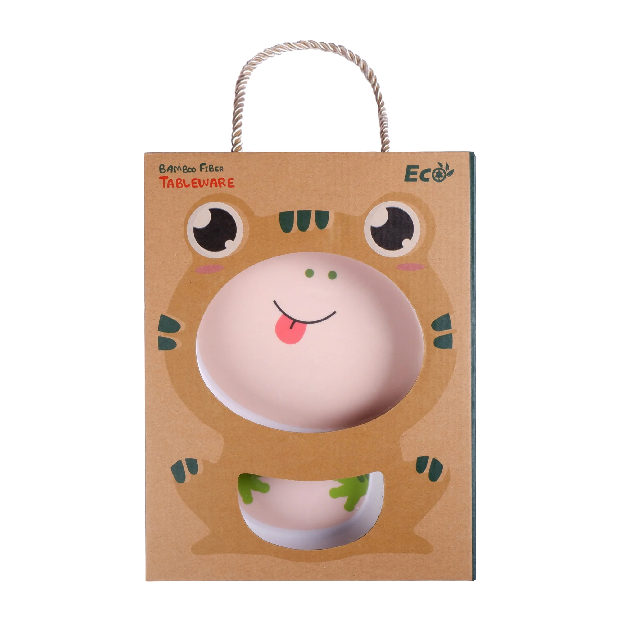 Funny Frog Bamboo Kids Dinner /Feeding Set of 5 - Image 5