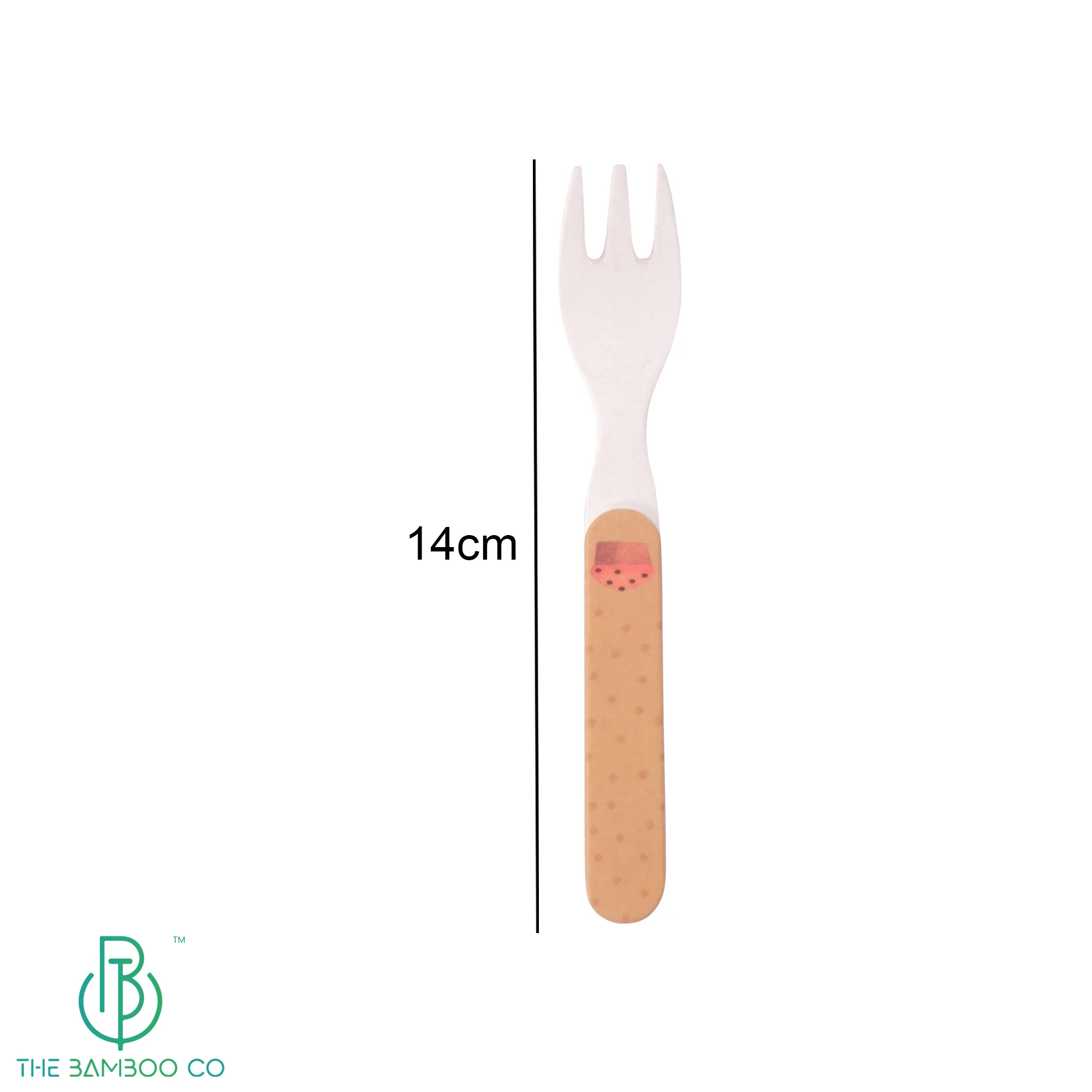 Kids Feeding/Eating Fork -Set of 6 | Made of Bamboo | 14 cm | Eco-Friendly |Organic & Natural - Image 6