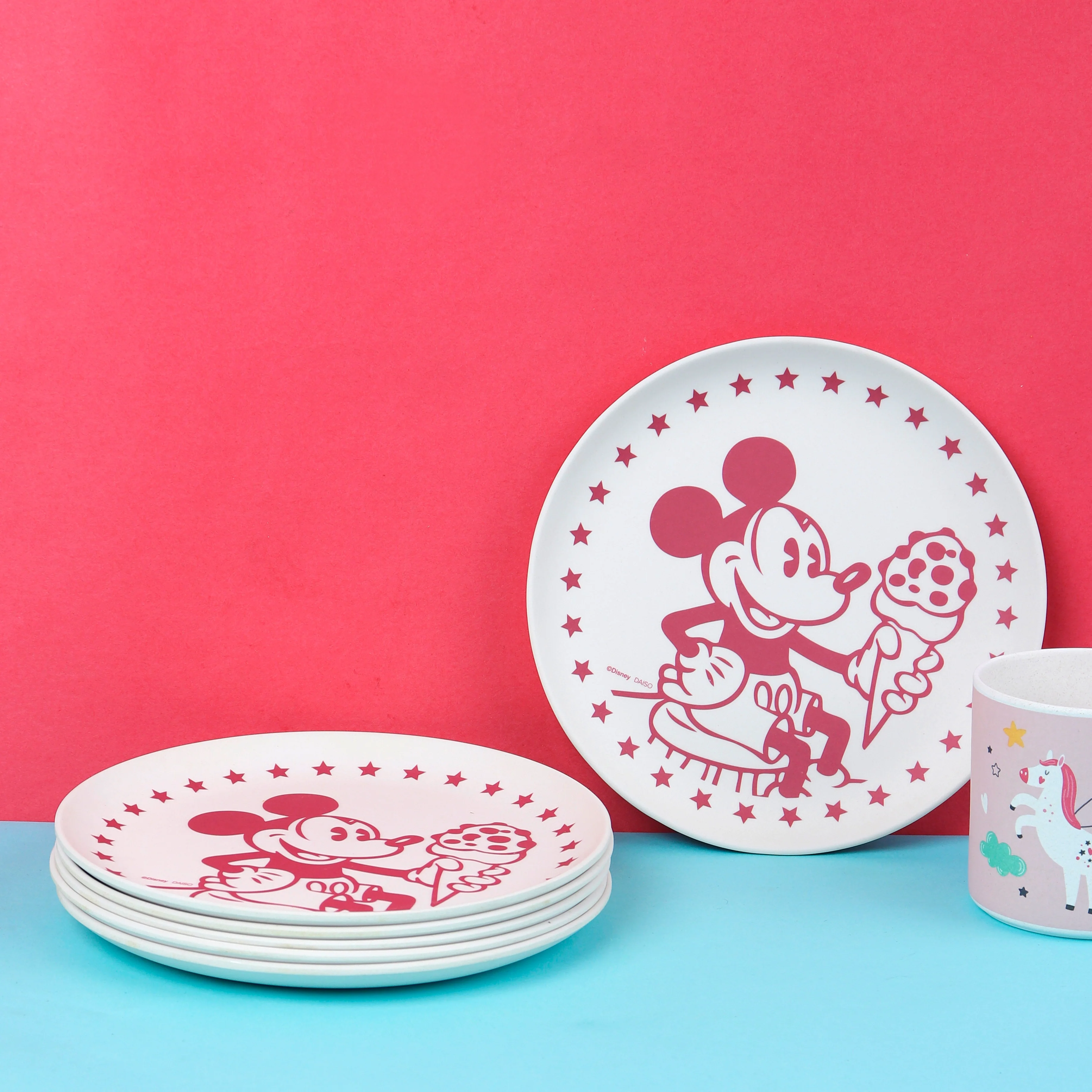 Mickey Mouse Kids Bamboo Plate- Set of 6 - Image 4