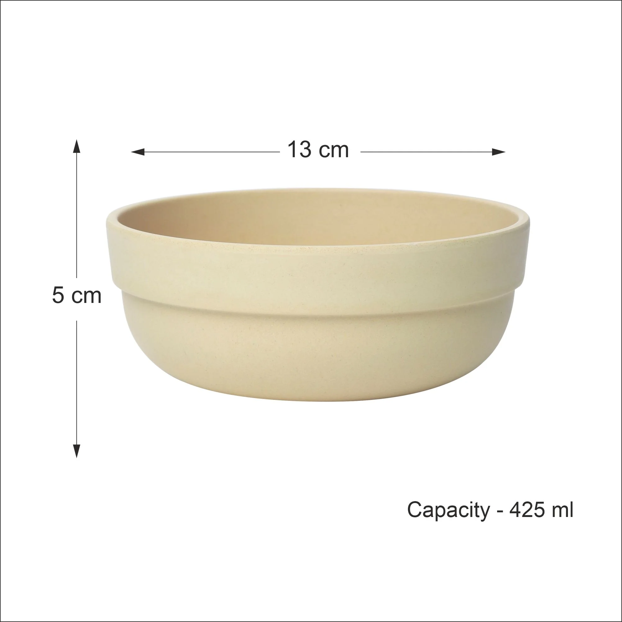 Modern Curry Bowl -Set of 4- Majestic Mustard - Image 3