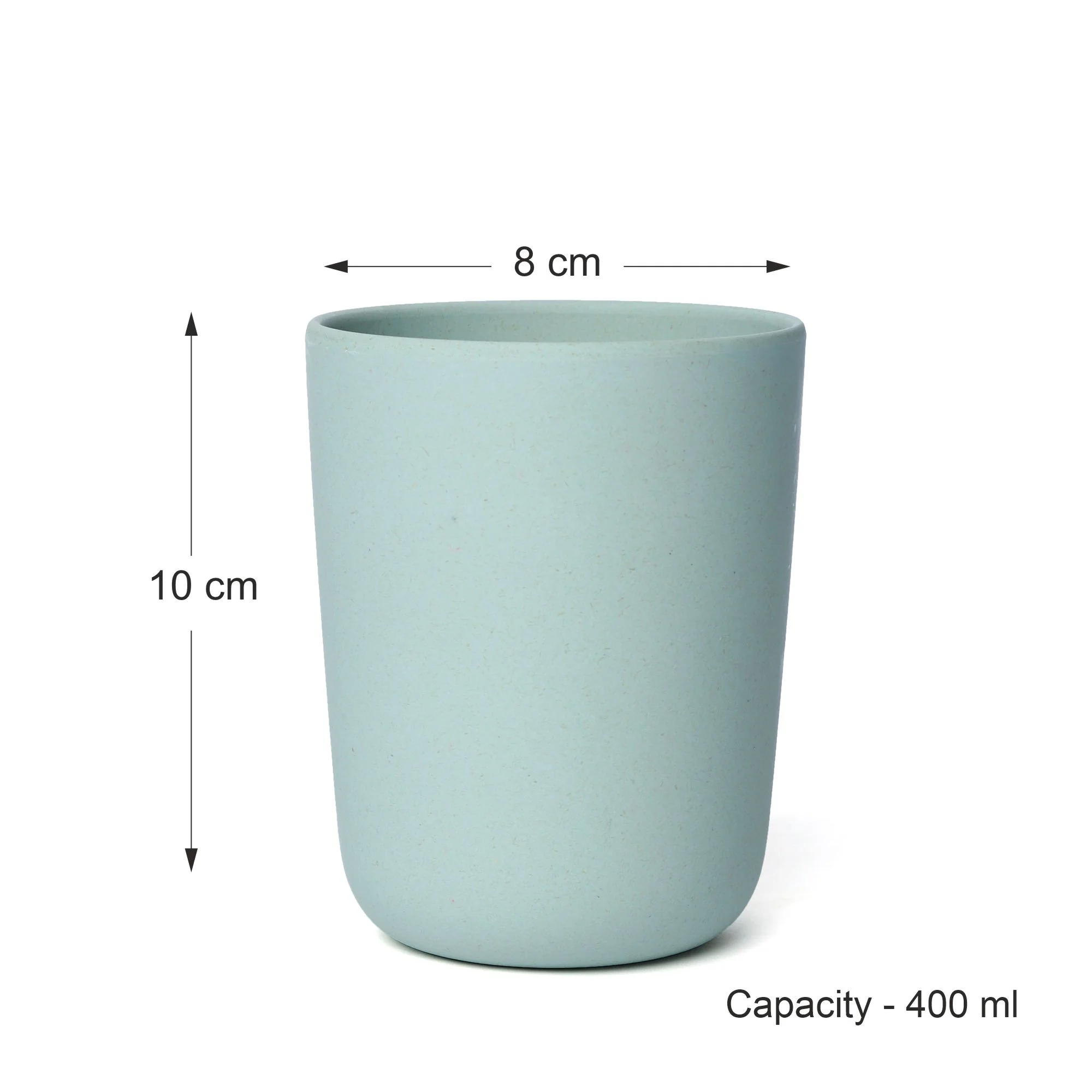 Gloomy Green Bamboo Glass -Set of 4- Classic Collection - Image 3