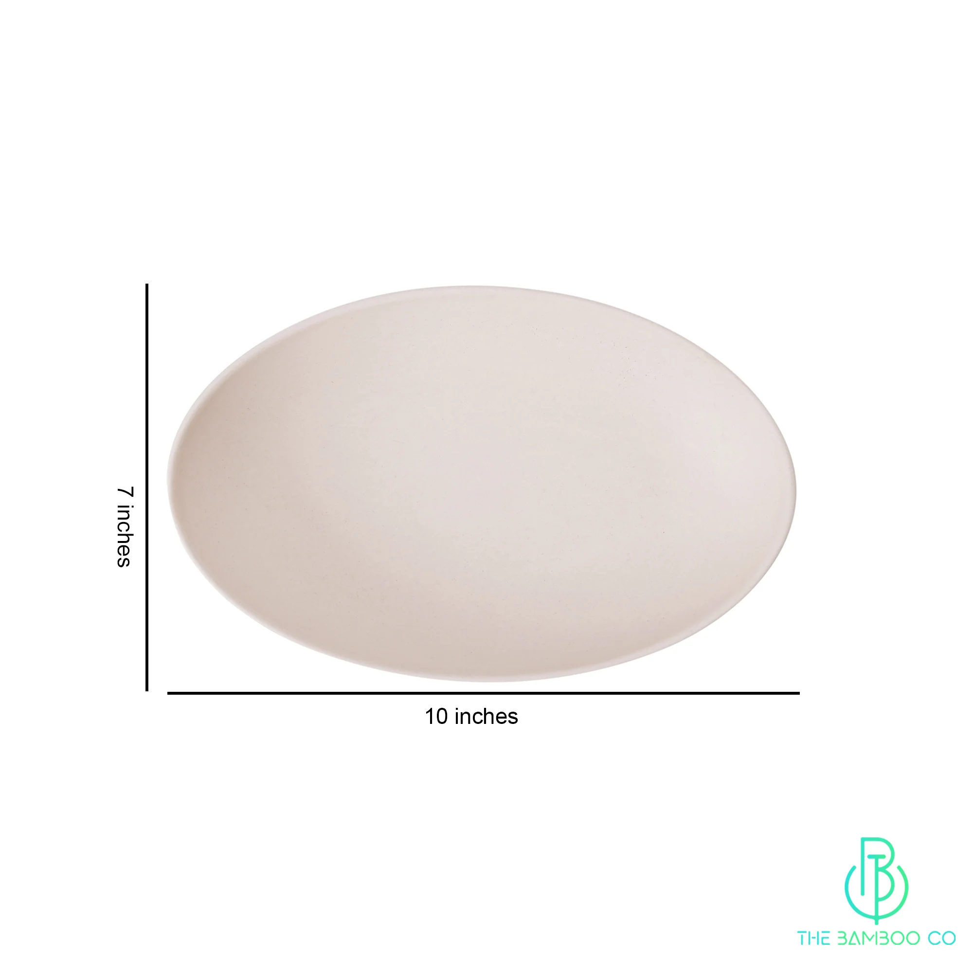 Bamboo Serving Snack Platter -Set of 2 - Image 3