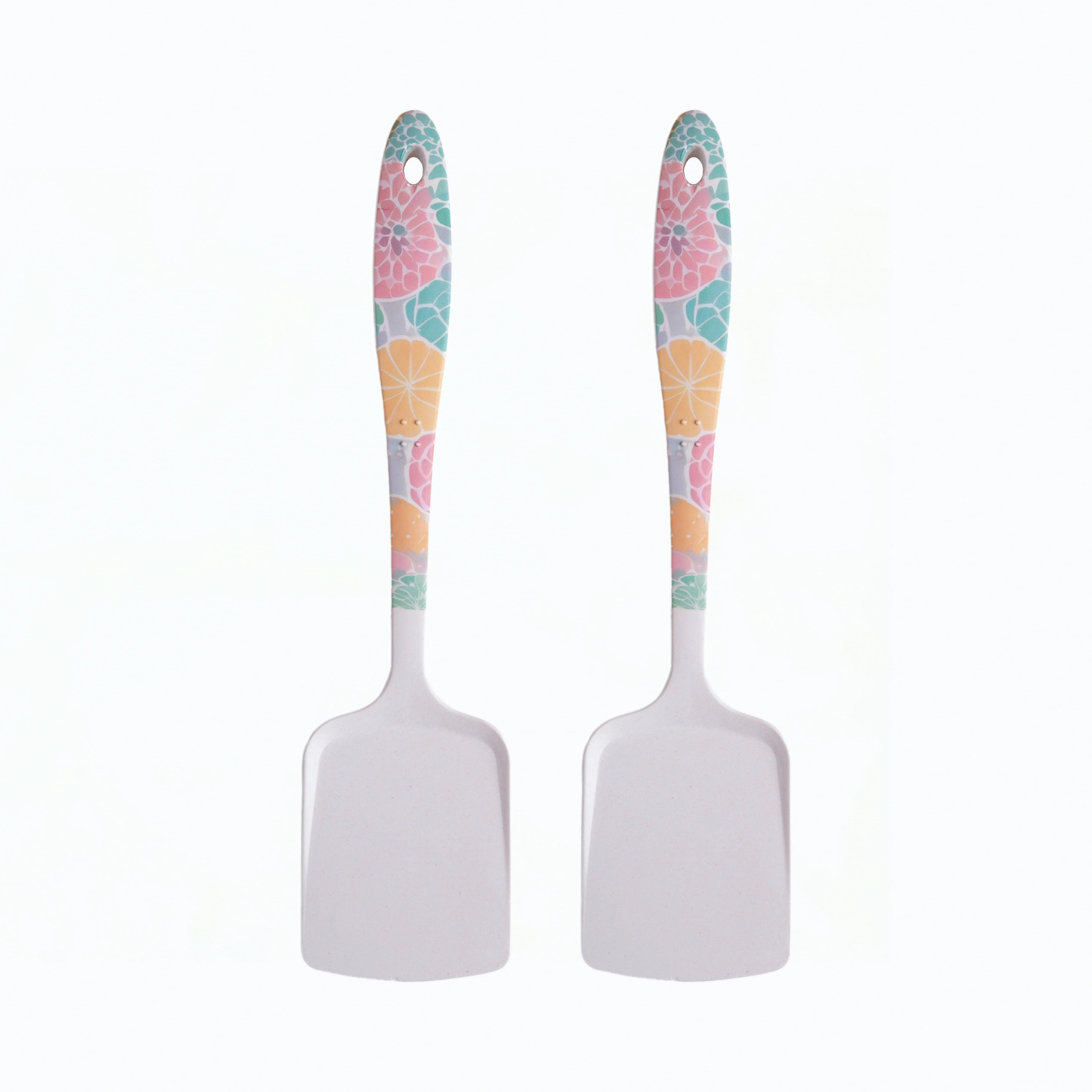 Spring Hues Bamboo Serving Spoons & Turner - Image 4