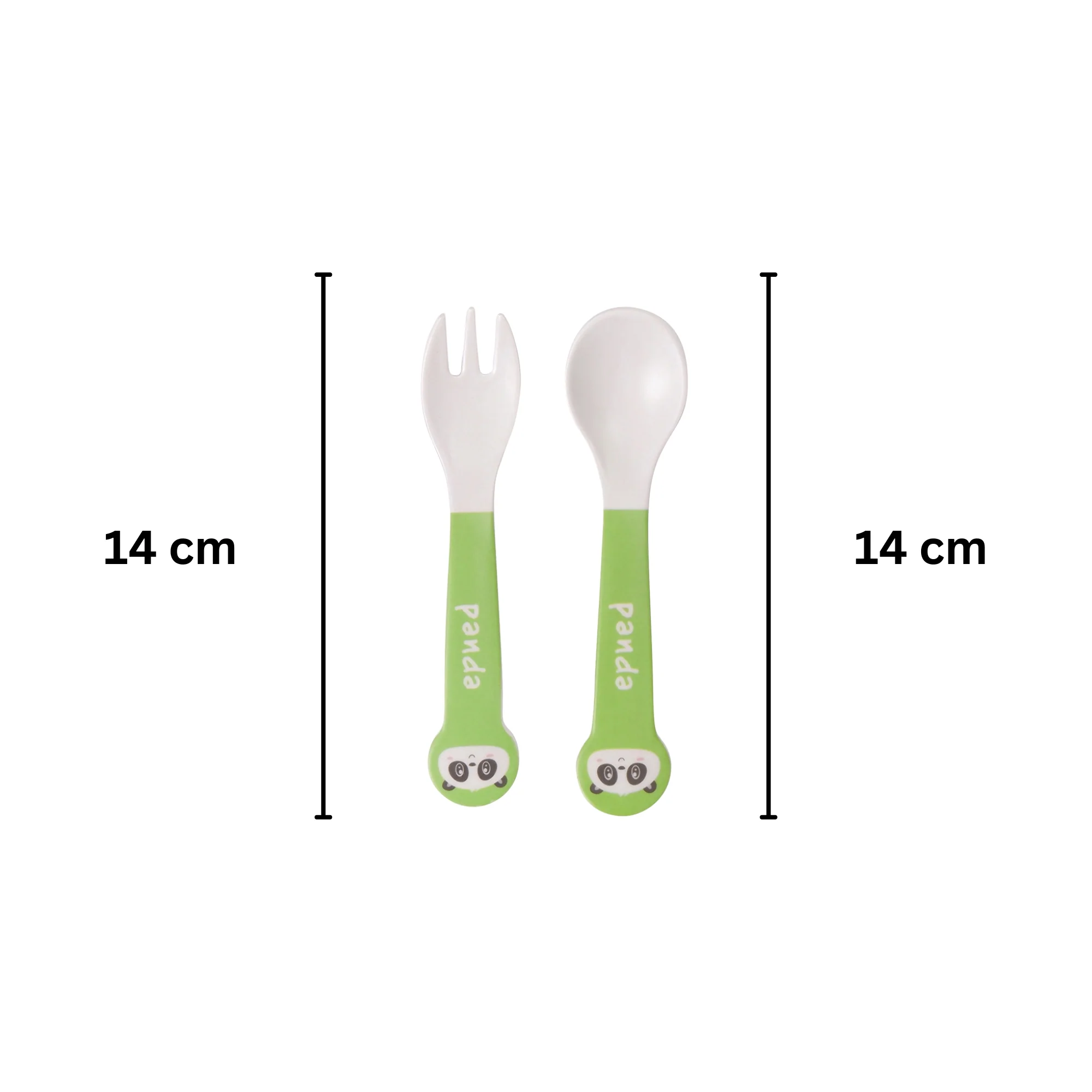 Playful Panda Bamboo Kids Dinner /Feeding Set of 5 - Image 11