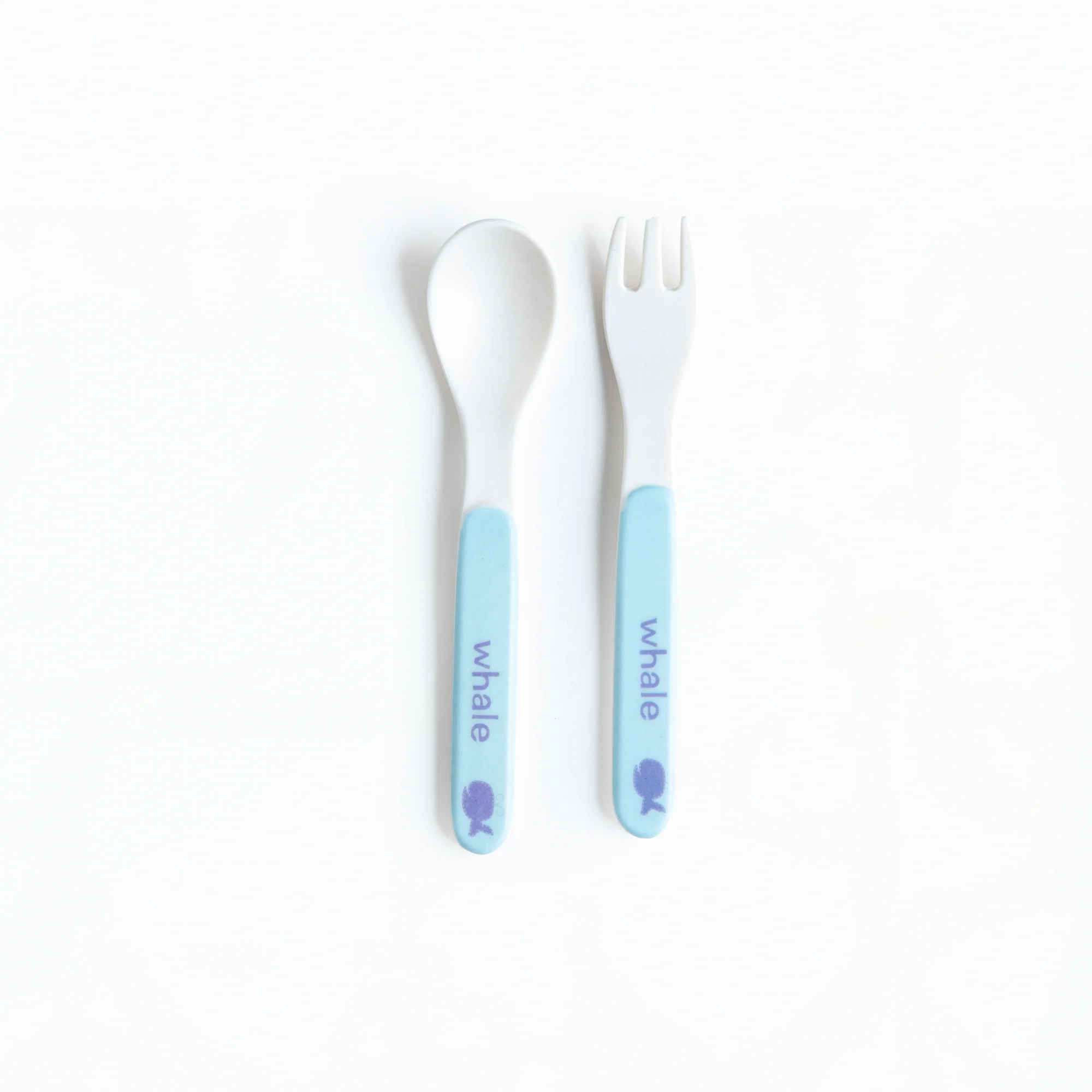 Wobbly Whale Bamboo Kids Dinner /Feeding Set of 5 - Image 7