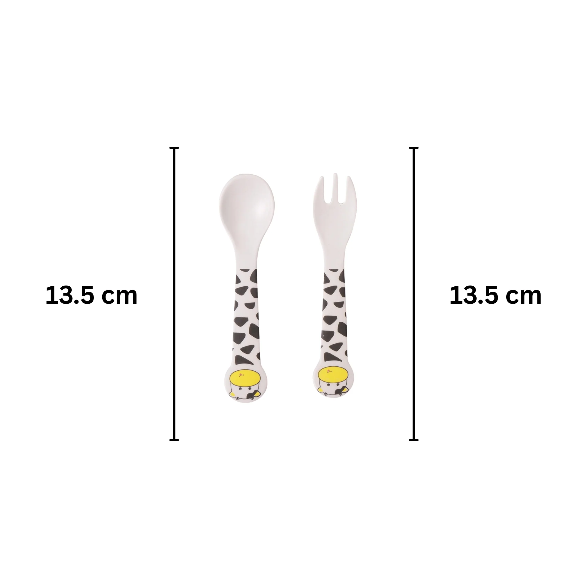 Chubby Cow Bamboo Kids Dinner /Feeding Set of 5 - Image 10