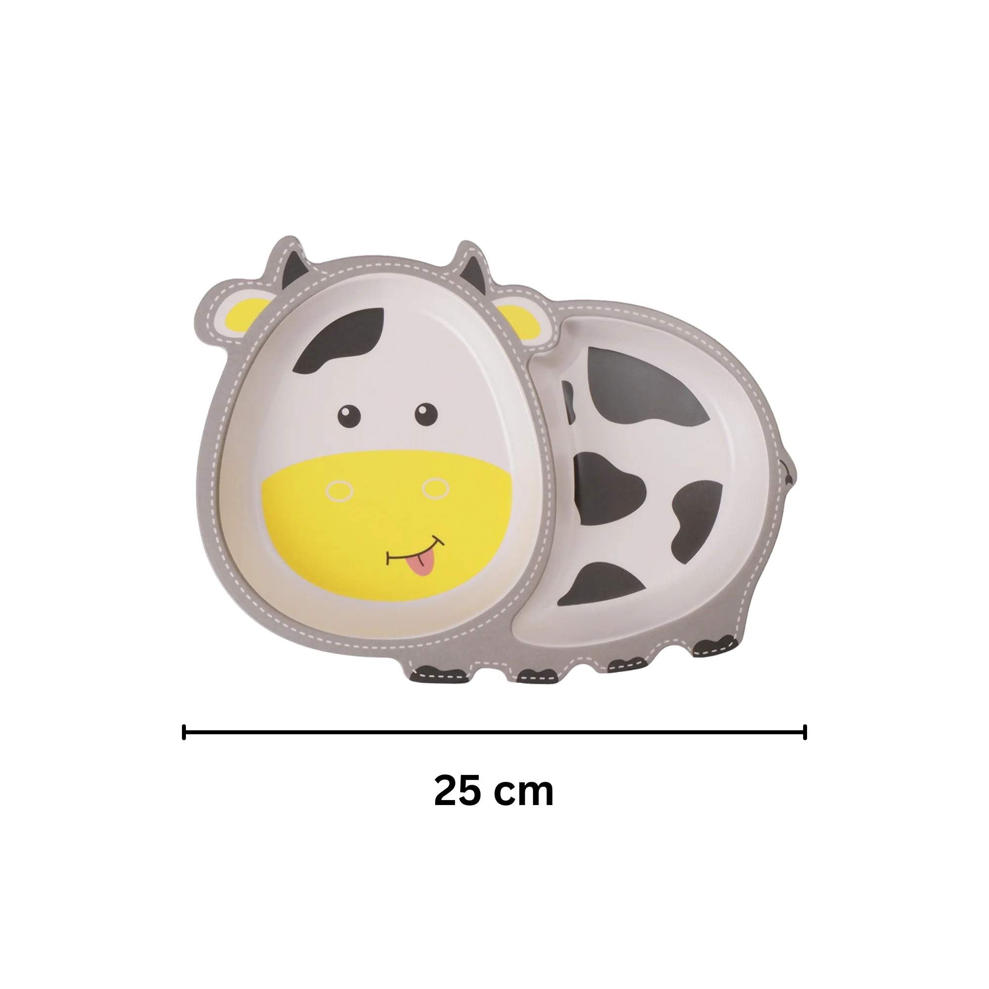 Chubby Cow Bamboo Kids Dinner /Feeding Set of 5 - Image 7