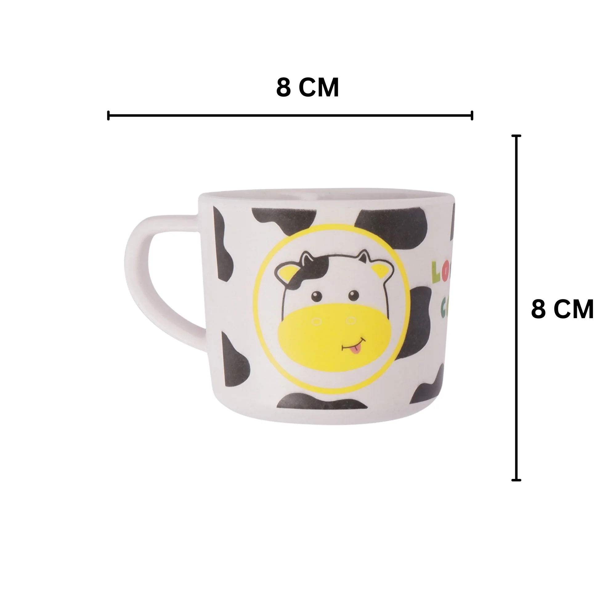 Chubby Cow Bamboo Kids Dinner /Feeding Set of 5 - Image 9